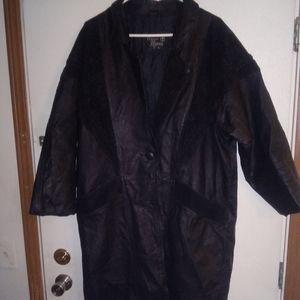 leather coat